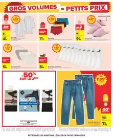 Catalogue Carrefour | Gros volumes = petits prix page 27: Slips fantaisies femme €5,99, CHILL Boxers homme €7,99