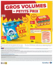 Catalogue Carrefour | Gros volumes = petits prix page 28: PANZANI Torti €7,65, Lactel €11,99