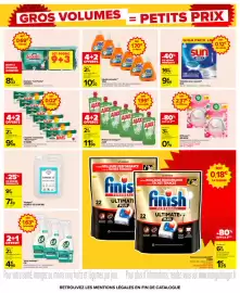 Catalogue Carrefour | Gros volumes = petits prix page 7: ST MARC Lingettes nettoyantes €10,36, AJAX Nettoyant ménager €11,96