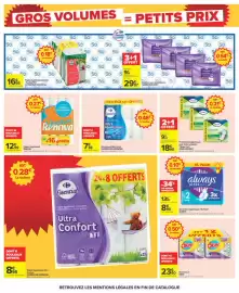 Catalogue Carrefour | Gros volumes = petits prix page 8: TENA discreet €18,90, Essential Essuie-tout €7,38
