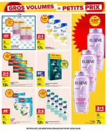 Catalogue Carrefour | Gros volumes = petits prix page 9: COLGATE Dentifrice €13,98, GILLETTE Lames de rasoir €28,74