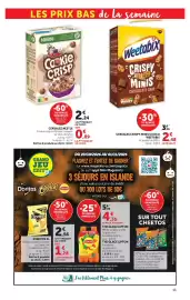 Catalogue Super U page 11: Weetabix Cereales Crispy Minis Choco €2,48, Nestle Cookie Crisp €3,13