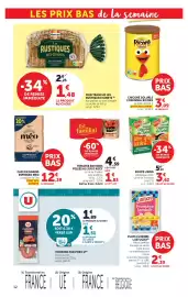 Catalogue Super U page 12: D'aucy Tomates pelées €1,83, Méo Espresso €12,39