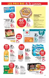 Catalogue Super U page 13: Tropicana Pur jus €2,75, Lactel Matin l' €7,35