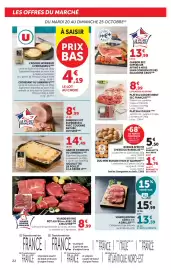 Catalogue Super U page 22: VIAND Bovine CÔTE A GRILLER €13,59, LE PLATEAU AU CHOIX €8,99