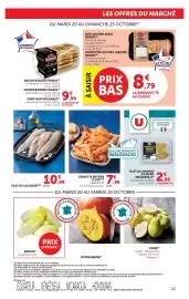 Catalogue Super U page 23: BIGARD Roti de porc farci €8,79, CHARAL BACON BURGER €9,99