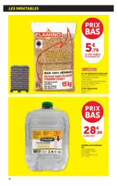 Catalogue Super U page 26: FLAMINO Granulés de bois €5,79, Combustible STANDARD Combustible €28,99