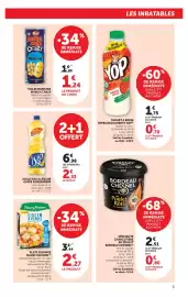 Catalogue Super U page 3: Fleury Michon Colin & Penne €2,27, Lesieur Isio 4 €2,33