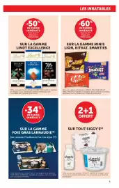 Catalogue Super U page 5: -50% DE REMISE IMMÉDIATE SUR LE 2EME PRODUIT IDENTIQUE LES INRATABLES -60% DE REMISE IMMÉDIATE SUR