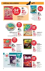 Catalogue Super U page 8: TETES BRULEES €3,82, Lutti Arlequin Mix €1,99
