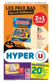 Catalogue Hyper U page 1: PURINA GOURMET Gold €7,70, HARIBO Halloween €1,13