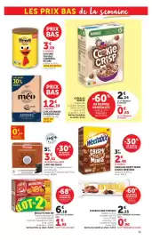 Catalogue Hyper U page 11: MEO Cafe en grains Espresso €12,39, Weetabix Crispy Minis €2,48