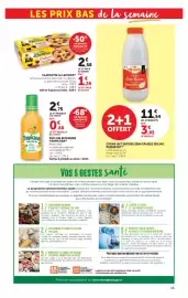 Catalogue Hyper U page 15: PRESIDENT Crème Semi-Épaisse €3,85, La Laitière Clafoutis €2,58