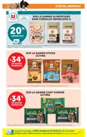 Catalogue Hyper U page 21: Ultima Chat Humide €2,99, Ultima Sticks €2,49