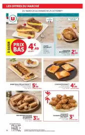 Catalogue Hyper U page 32: TARTELETTES FINES €4,99, BANDE FEUILLETÉE AUX FRUITS €5,99