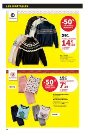 Catalogue Hyper U page 38: Essentiel PYJAMA POLAIRE ENFANT €7,95, U Collection PULL ADULTE €14,95
