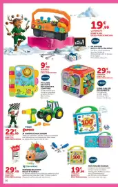 Catalogue Hyper U | Prix bas de Noël page 11: Smoby TABLE D'ACTIVITÉS €34,99, Vtech VROUM VROUM DES DÉCOUVERTES €24,99