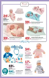 Catalogue Hyper U | Prix bas de Noël page 23: Lansay BÉBÉ CABRIOLES_LINA LA FRAISE €19,99, Baby Alive Bebe Grandit €49,99
