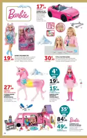 Catalogue Hyper U | Prix bas de Noël page 25: BARBIE CANI-ROLLER €19,99, Barbie Deluxe Style €15,99