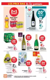 Catalogue U Express page 11: Febreze Desodorisant €1,92, BONUX Lessive liquide €5,74