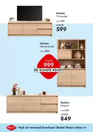 Profijt Meubel folder week 43 Pagina 2: Quebec Dressoir €849,00, Quebec TV-meubel €599,00