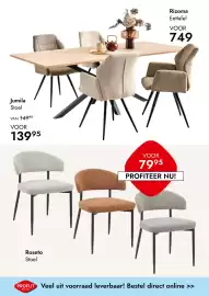 Profijt Meubel folder week 43 Pagina 4: Jumila Stoel €139,95, Roseto Stoel €79,95