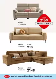 Profijt Meubel folder week 43 Pagina 6: Pomasi Hoekbank €2.148,00, Alburg €918,00