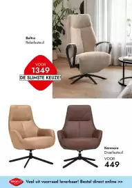 Profijt Meubel folder week 43 Pagina 7: Kenmare Draaifauteuil €449,00, Beltra Relaxfauteuil €1.349,00