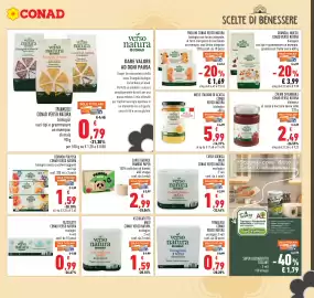 Volantino Conad Pagina 13: GRANOLA, MUESLI CONAD VERSO NATURA €3,99, Miele Italiano di Acacia Conad Verso Natura €5,99