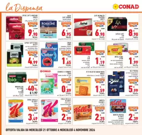 Volantino Conad Pagina 16: Baci Perugina €5,99, CAPSULE CAFFÈ A MODO MIO LAVAZZA €9,90