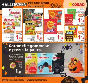 Volantino Conad Pagina 17: Caramelle Sperlari €1,45, Caramelle Haribo €1,29