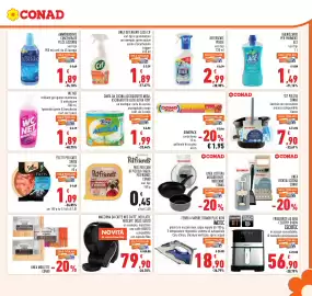 Volantino Conad Pagina 23: DETERGENTE VIAKAL €2,99, SET PULIZIA CONAD €7,90