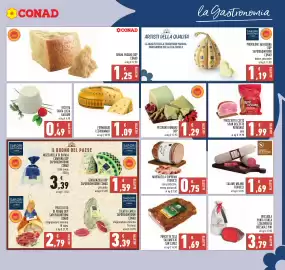 Volantino Conad Pagina 5: Mozzarella di Bufala Campana DOP Sapori&Dintorni Conad €3,39, Grana Padano DOP Conad €1,25