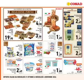 Volantino Conad Pagina 8: Focaccia Conad €1,60, Crostata Selezione Forno €4,90