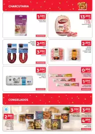 Folheto Amanhecer semana 42 Página 8: Ovos de galinhas criadas no solo €3,09, Salsicha de churrasco sorraia €2,89