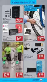 Folheto ALDI semana 43 Página 17: Ride + Go Suporte de Parede para Bicicleta €5,99, Walser bolsa de primeiros socorros €5,99