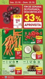 Folheto ALDI semana 43 Página 22: Coco Biológico €1,89, Crisântemos Vaso €2,99