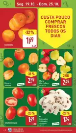 Folheto ALDI semana 43 Página 4: Mix de Maçã e Pera €2,49, Cogumelos Laminados €1,24