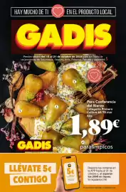 Folleto Gadis semana 42 Página 1: HAY MUCHO DE TI EN EL PRODUCTO LOCAL GADIS Precios válidos del 15 al 21 de octubre de 2026