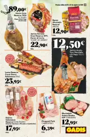 Folleto Gadis semana 42 Página 13: Don Pedro chorizo normal o picante o salchichón €17,95