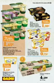 Folleto Gadis semana 42 Página 18: Yogur la lechera con arándanos, con fresa o con melocotón €0,75