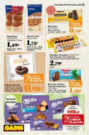 Folleto Gadis semana 42 Página 22: Palmera Bombón Cacao €0,98, Ifa eliges pan de leche €1,75