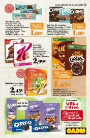 Folleto Gadis semana 42 Página 23: Barrita Dinamic Protein PASCUAL €1,08, Special K Cereales €2,99