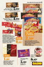 Folleto Gadis semana 42 Página 25: Valor chocolate negro 82% con almendras €5,99, Huesitos chocolatina mini €3,39