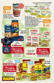 Folleto Gadis semana 42 Página 30: Primeranda Tomate Triturado €0,53, Bonduelle brotes germinados de soja verde €1,70