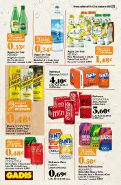 Folleto Gadis semana 42 Página 34: Fanta refresco zero limón o naranja €0,69, Tónica SCHWEPPES Original, Limón, Zero €0,48