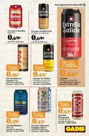 Folleto Gadis semana 42 Página 37: Estrella Galicia Cerveza sin Gluten €0,45, Cerveza Reserva Especial 1906 €0,56