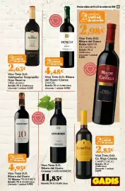 Folleto Gadis semana 42 Página 39: Durón vino tinto d.o. ribera del duero crianza €4,48