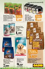 Folleto Gadis semana 42 Página 41: Ifa amigo Alimento Perro Adulto Bocaditos en Salsa €1,39, Friskies snack perro €1,20