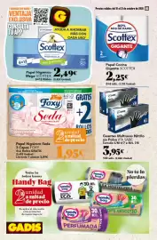 Folleto Gadis semana 42 Página 46: Papel Higiénico Mega SCOTTTEX €2,49, Scottex papel cocina gigante €2,25